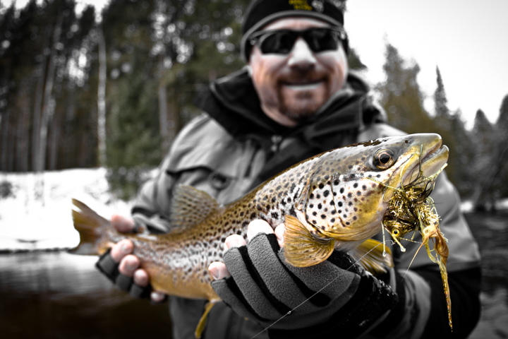 Winter Fly Fishing - Hawkins Outfitters - Northern Michigan Fly