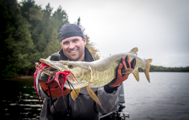 muskie on the fly